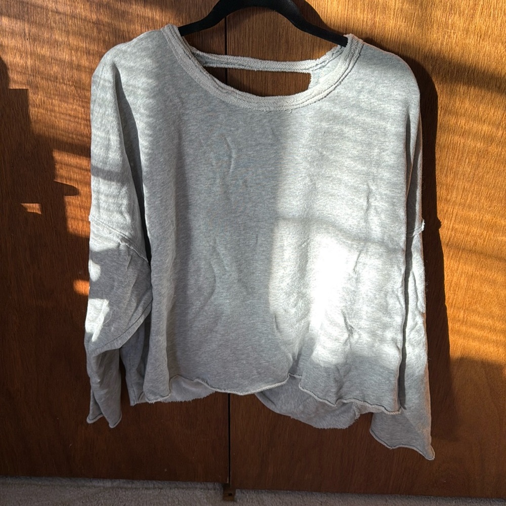 Open back sweater